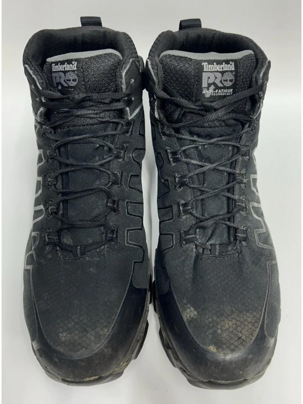 Timberland PRO Powertrain Sport Alloy Toe Mid Work Boots Mens Size 13 W Black